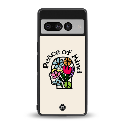 peace of mind back phone cover | glass case for google pixel 7 pro