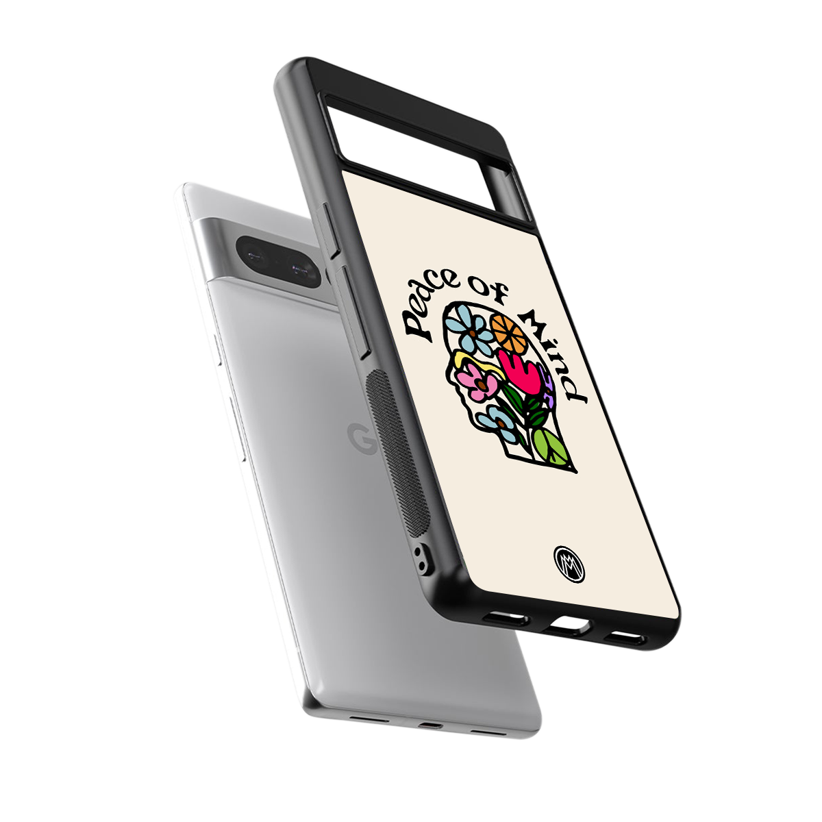 peace of mind back phone cover | glass case for google pixel 7 pro