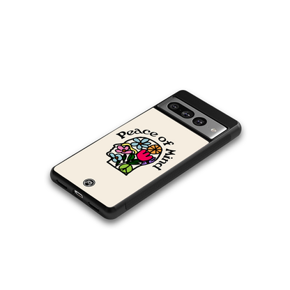 peace of mind back phone cover | glass case for google pixel 7 pro