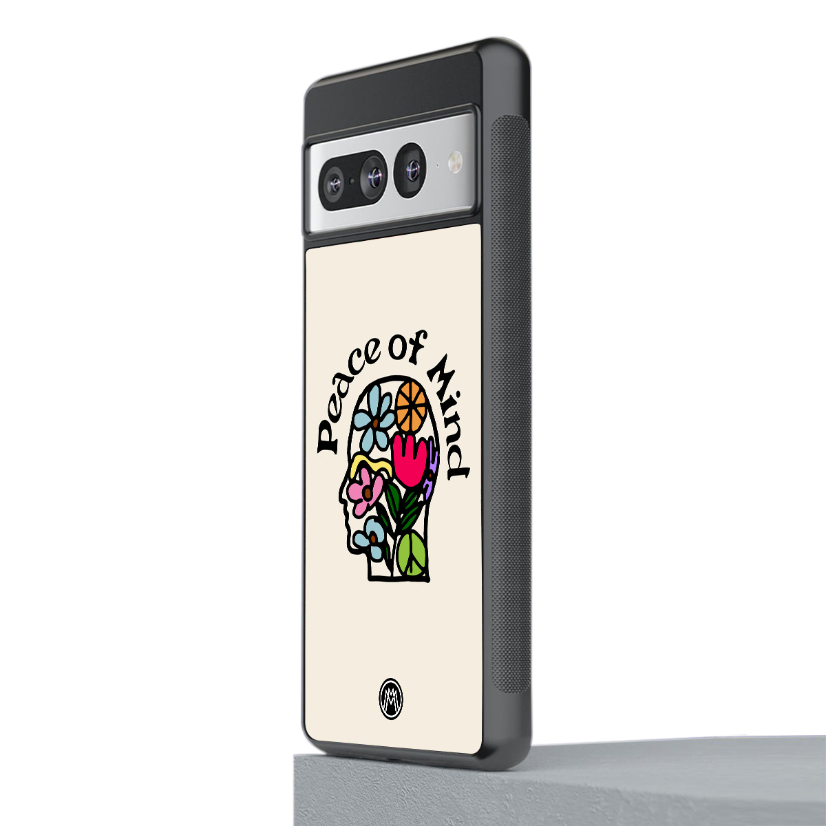 peace of mind back phone cover | glass case for google pixel 7 pro