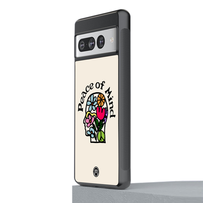 peace of mind back phone cover | glass case for google pixel 7 pro