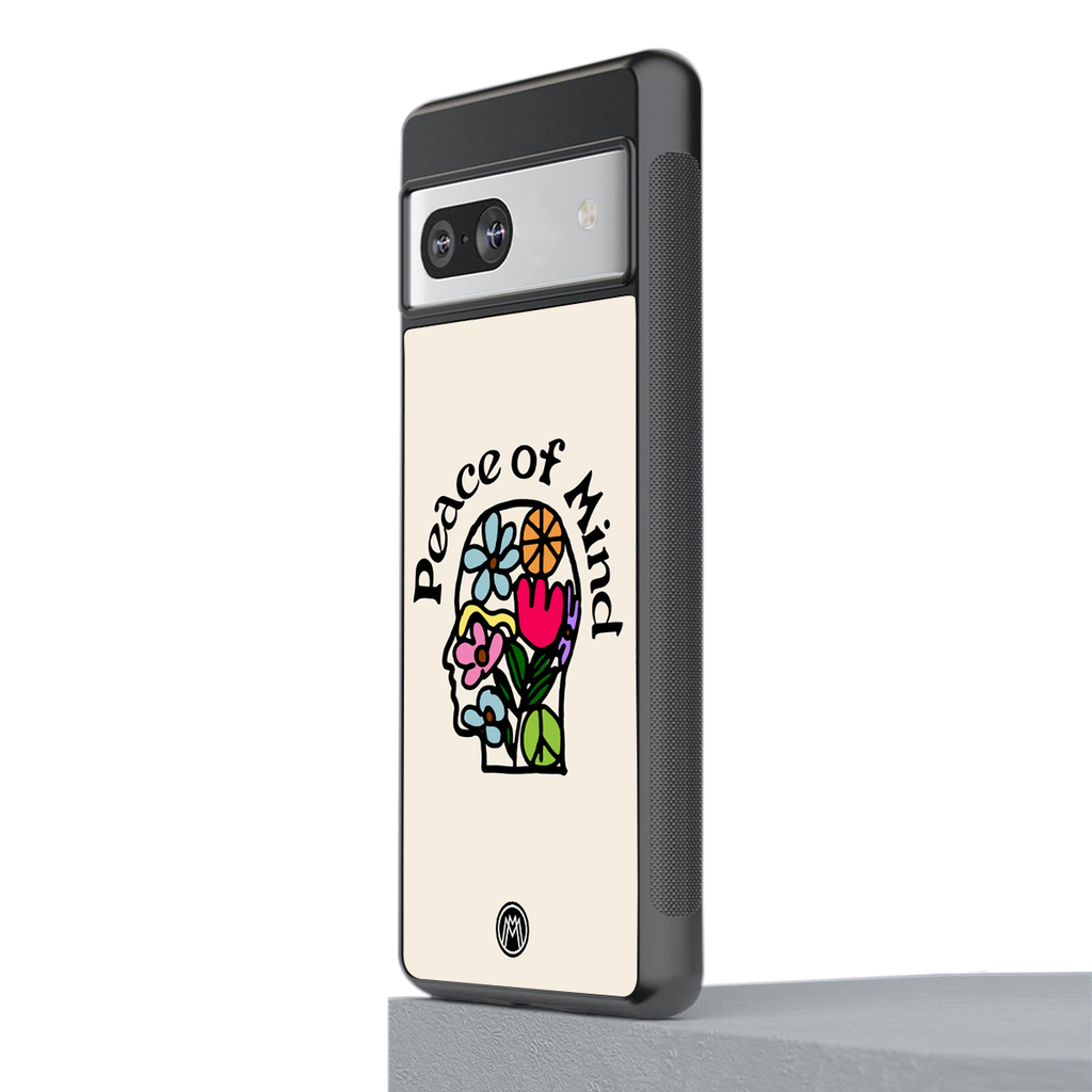 peace of mind back phone cover | glass case for Google Pixel 7