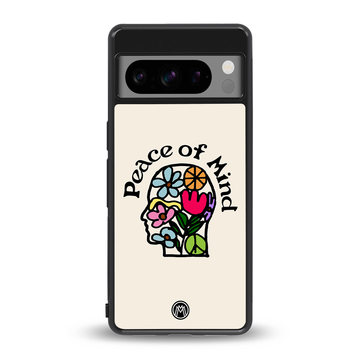 peace of mind back phone cover | glass case for google pixel 8 pro