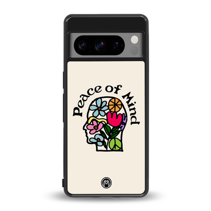 peace of mind back phone cover | glass case for google pixel 8 pro