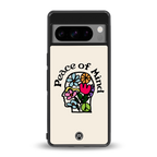 peace of mind back phone cover | glass case for google pixel 8 pro