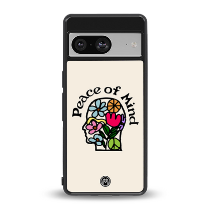 peace of mind back phone cover | glass case for Google Pixel 8