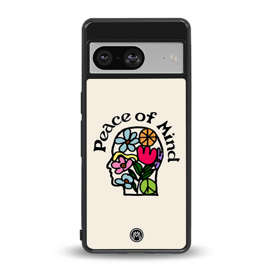 peace of mind back phone cover | glass case for Google Pixel 8