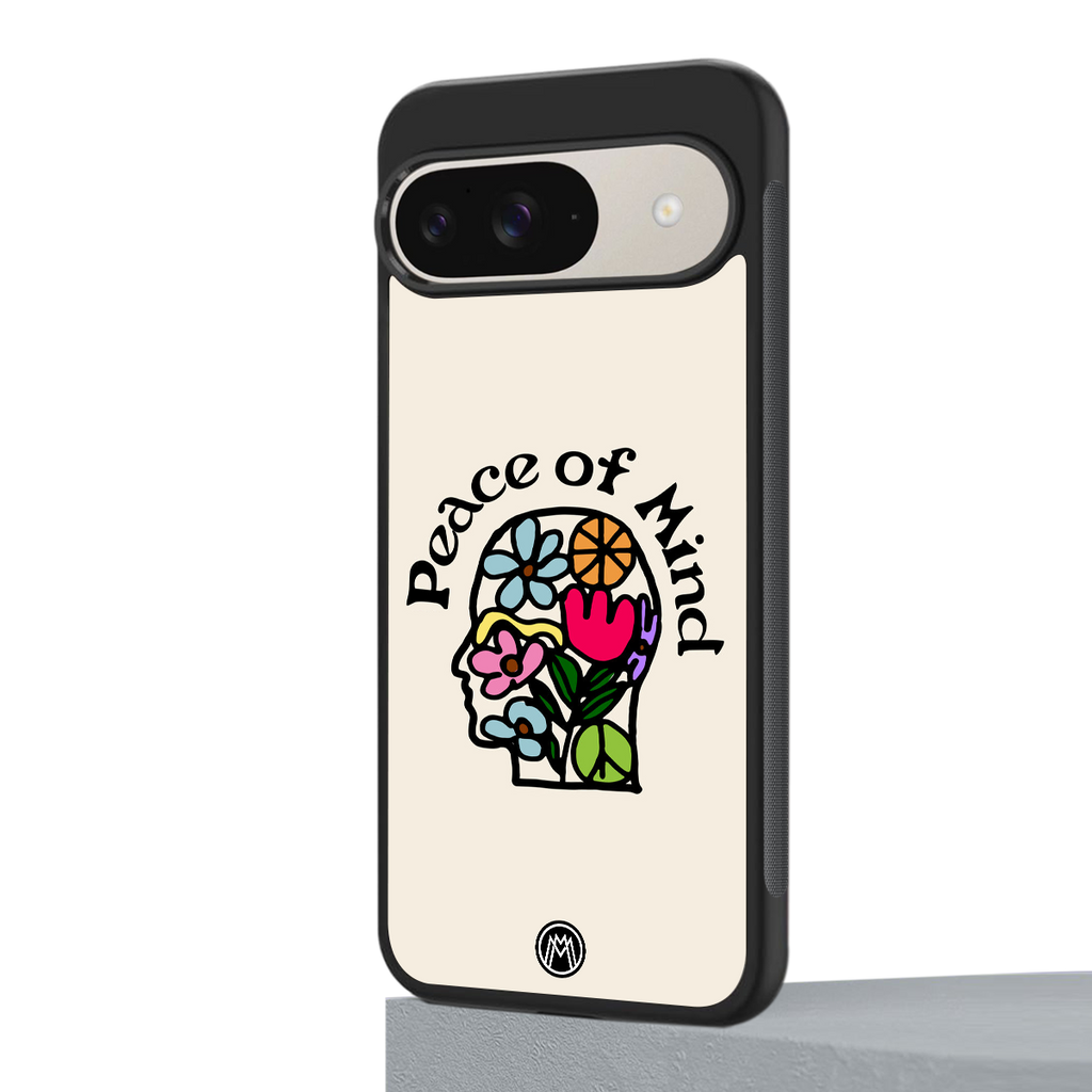 peace of mind back phone cover | glass case for google pixel 9