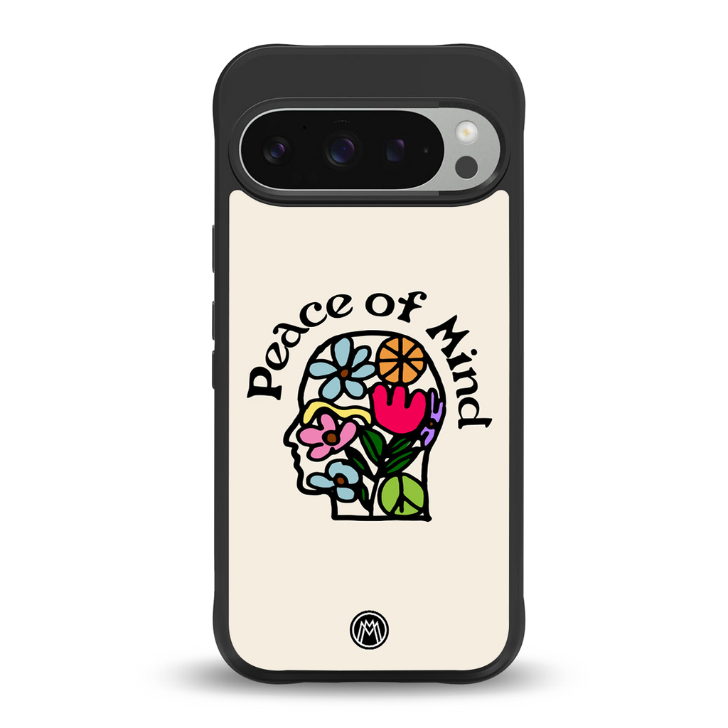 peace of mind back phone cover | glass case for google pixel 9 pro
