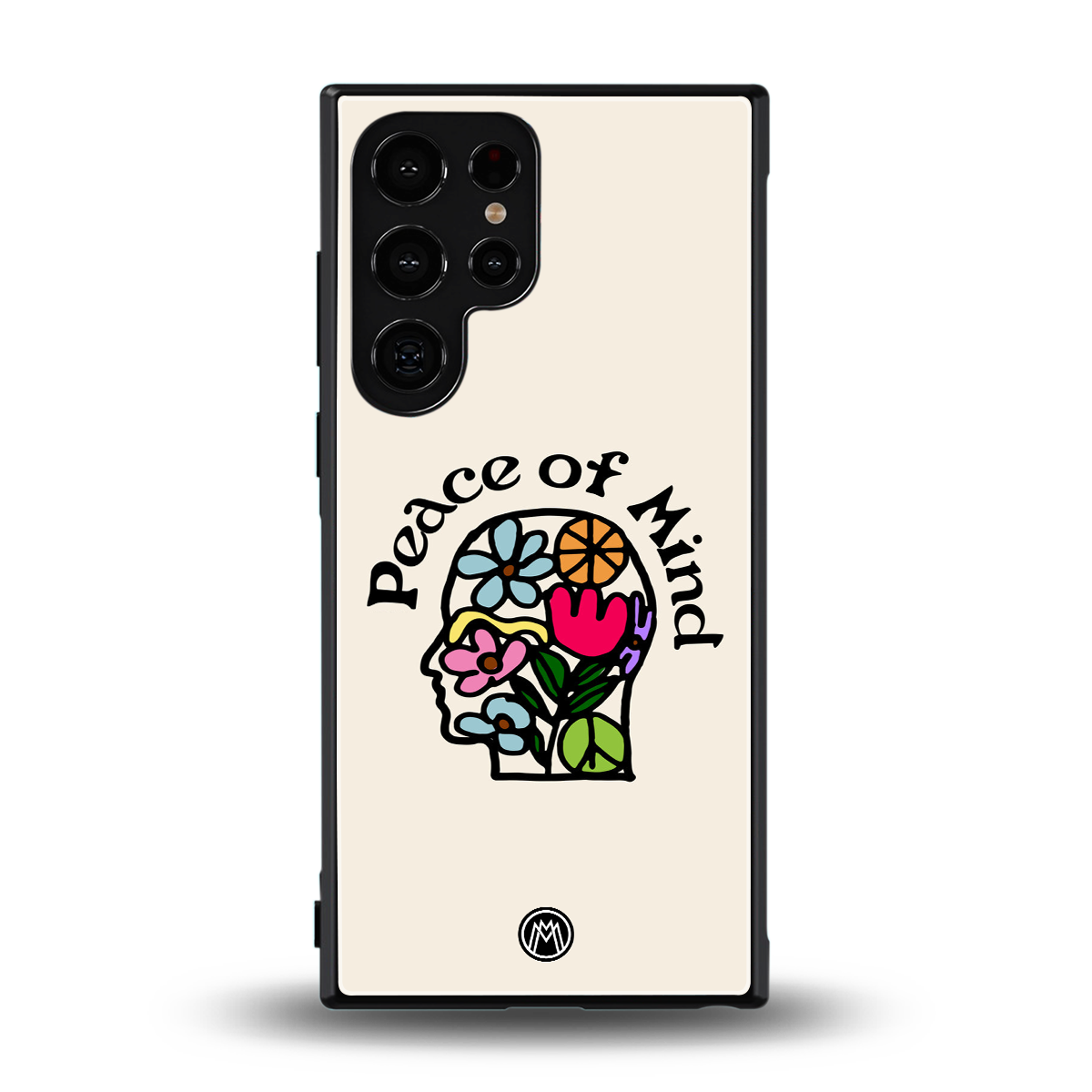 peace of mind back phone cover | glass case for samsung galaxy s23 ultra