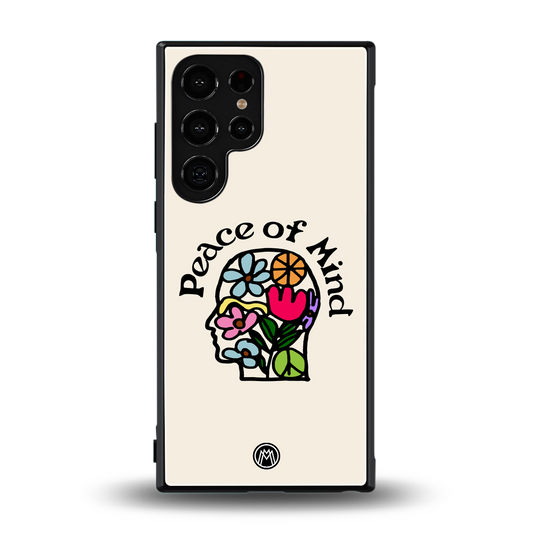 peace of mind back phone cover | glass case for samsung galaxy s23 ultra