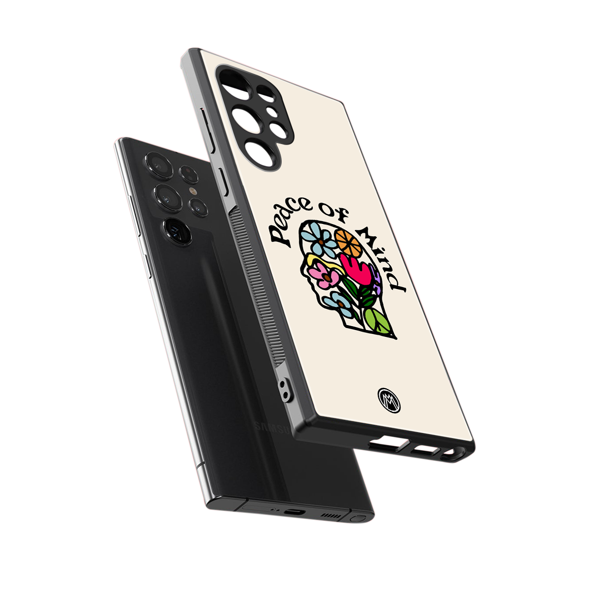 peace of mind back phone cover | glass case for samsung galaxy s23 ultra