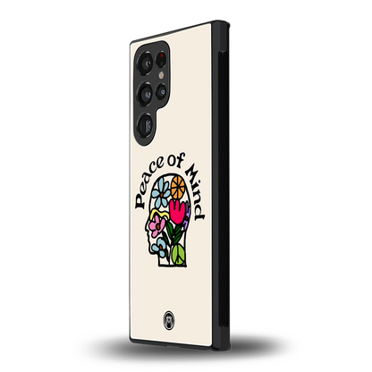 peace of mind back phone cover | glass case for samsung galaxy s23 ultra