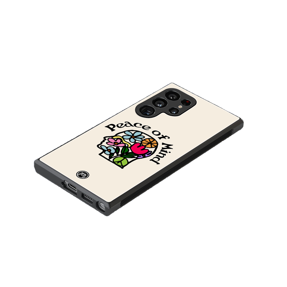 peace of mind back phone cover | glass case for samsung galaxy s23 ultra