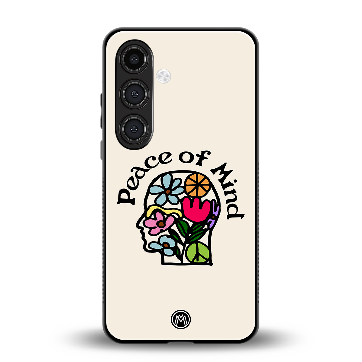 peace of mind back phone cover | glass case for samsung galaxy s24 plus