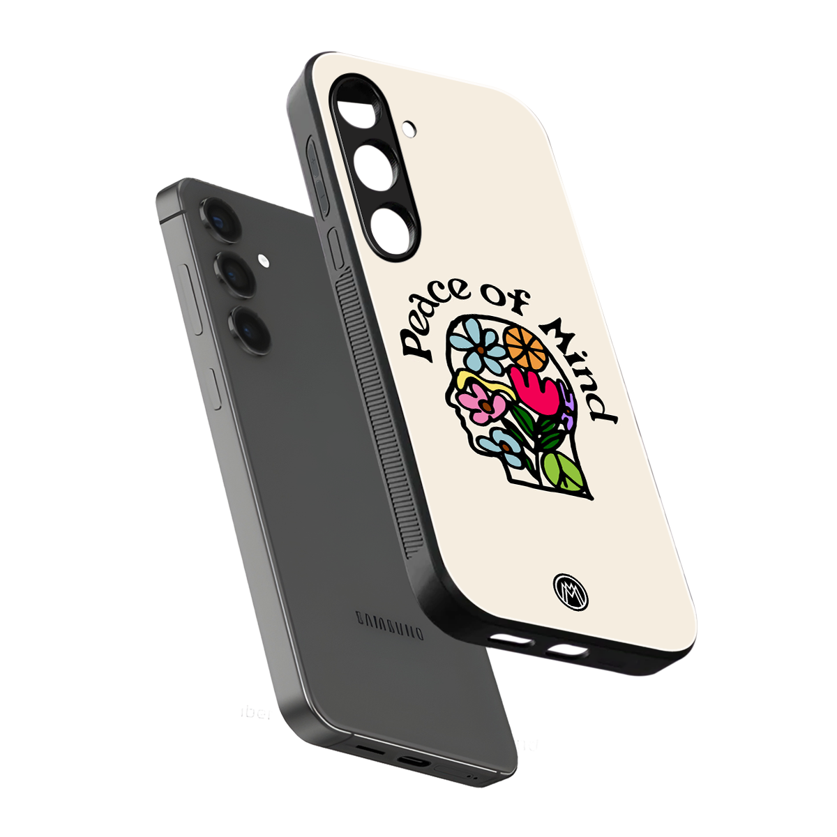 peace of mind back phone cover | glass case for samsung galaxy s23 plus