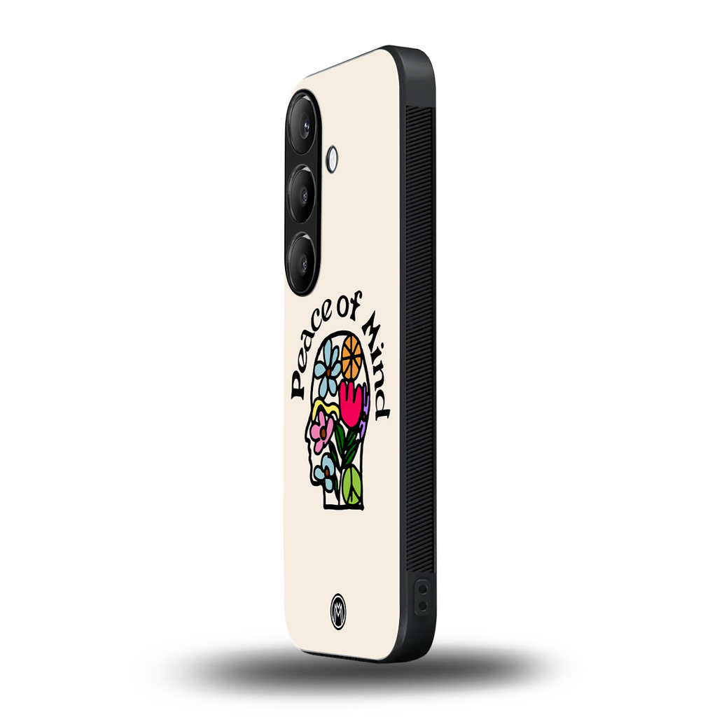 peace of mind back phone cover | glass case for samsung galaxy s24 fe