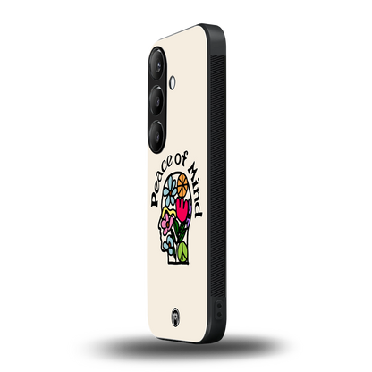peace of mind back phone cover | glass case for samsung galaxy s24 plus