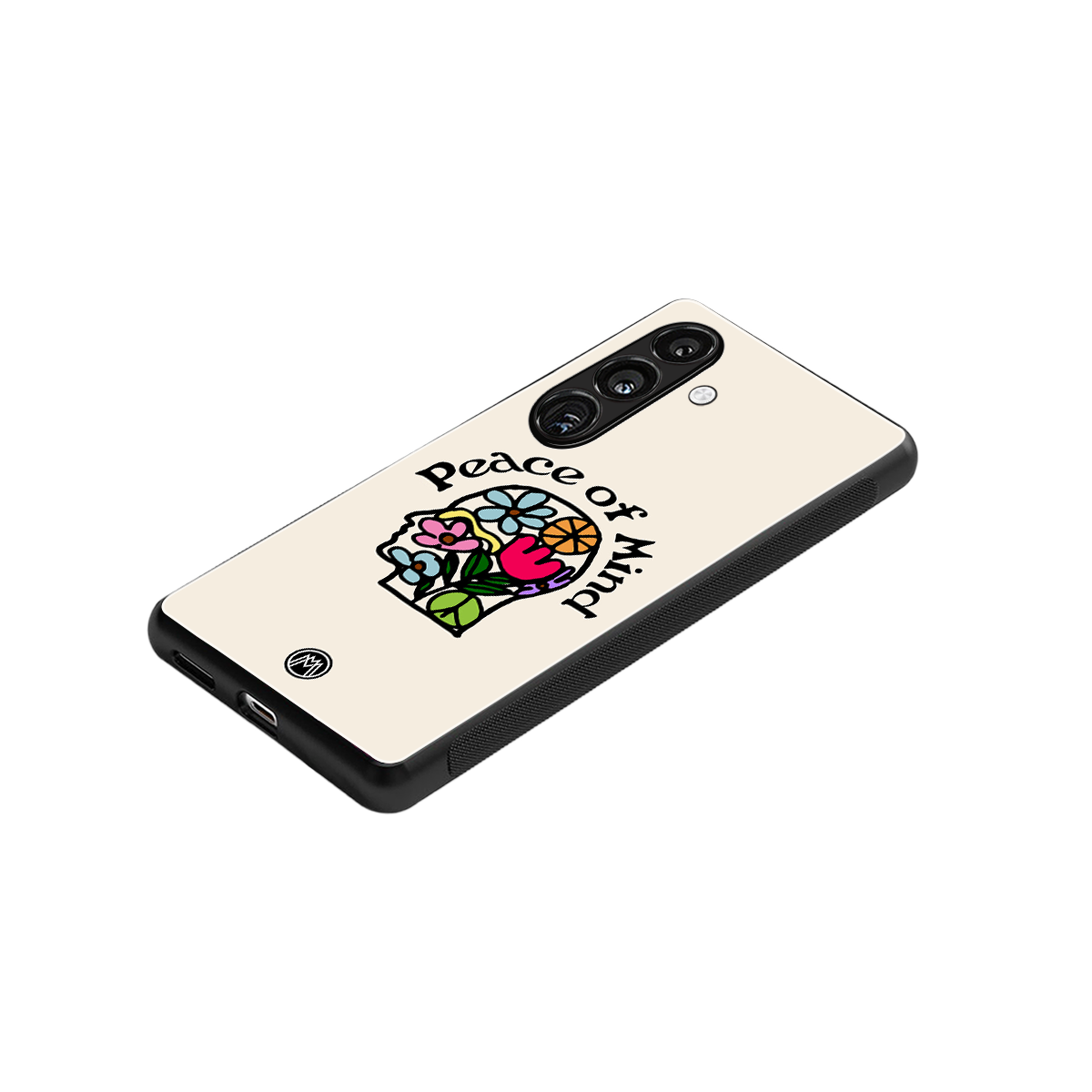 peace of mind back phone cover | glass case for samsung galaxy s24