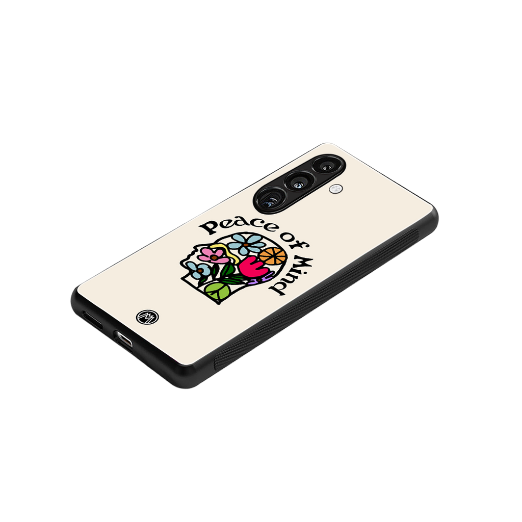 peace of mind back phone cover | glass case for samsung galaxy s25
