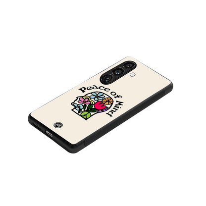 peace of mind back phone cover | glass case for samsung galaxy s24 plus