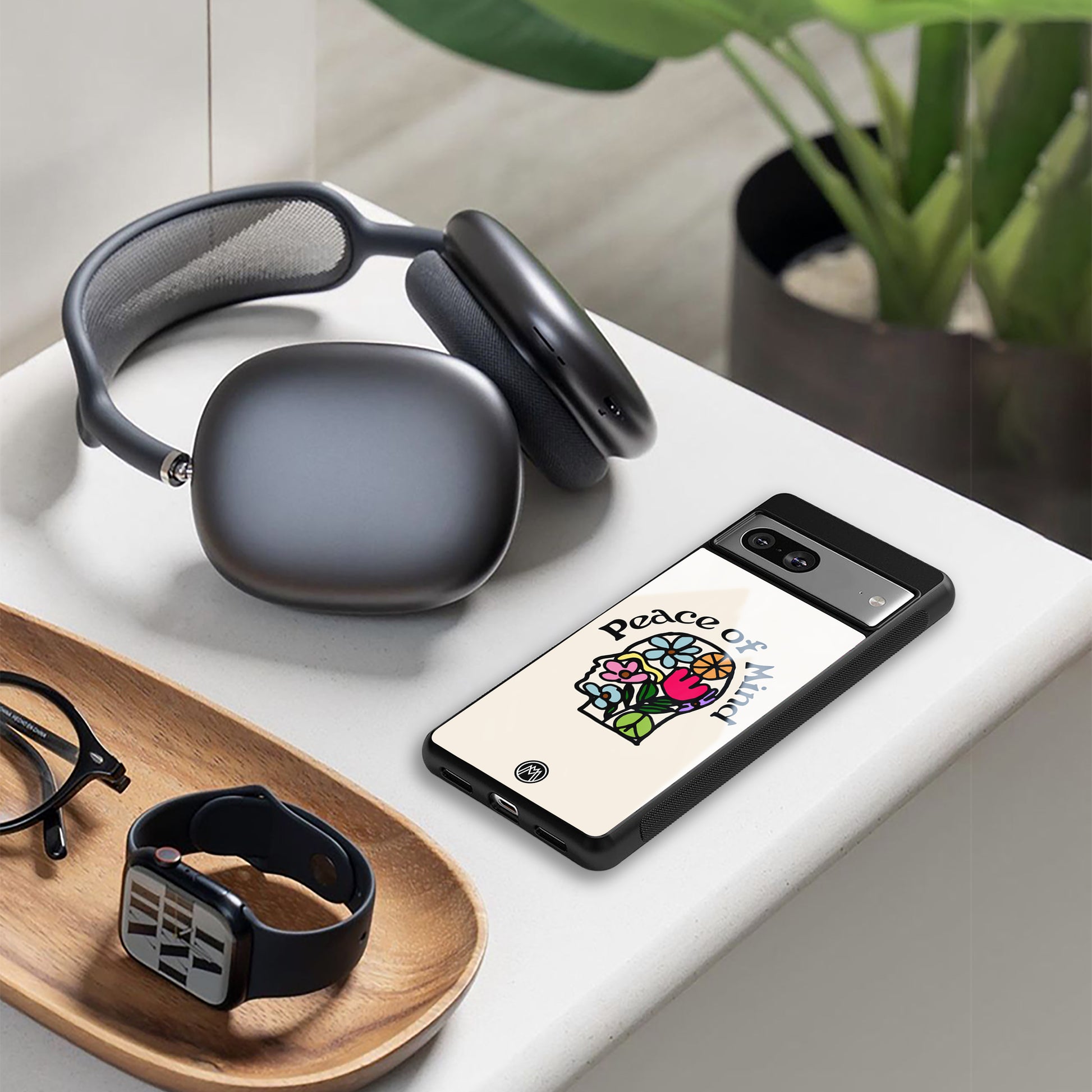 peace of mind back phone cover | glass case for google pixel 9 pro xl