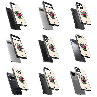 Durable Glass Back Mobile Case for iPhone, Samsung, OnePlus, Google Pixel, Redmi, Vivo, Oppo