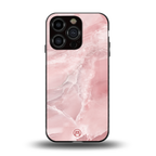peachy glam back phone cover | glass case for iphone 13 pro