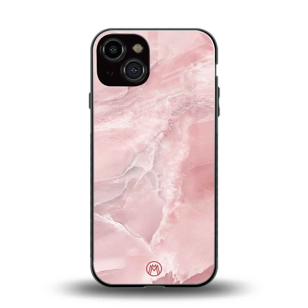 peachy glam back phone cover | glass case for iphone 13