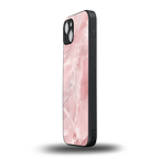 peachy glam back phone cover | glass case for iphone 14 plus
