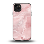 peachy glam back phone cover | glass case for iphone 15