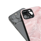 peachy glam back phone cover | glass case for iphone 14 plus