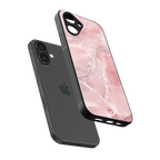 peachy glam back phone cover | glass case for iphone 16
