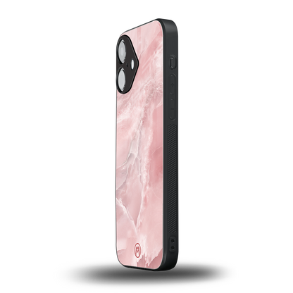 peachy glam back phone cover | glass case for iphone 16