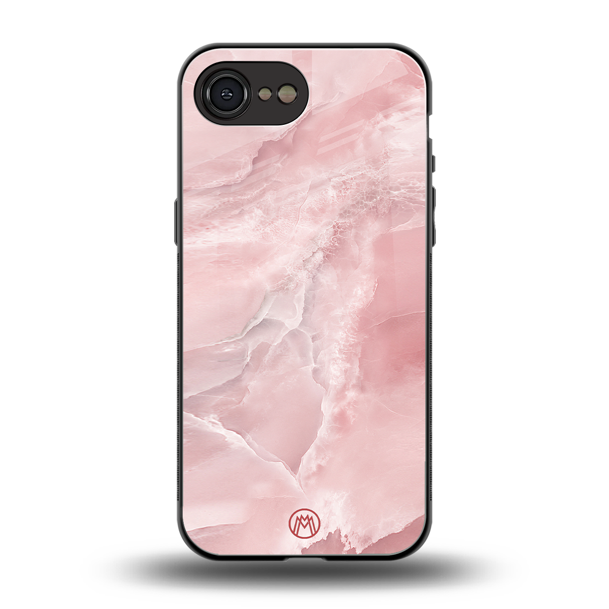 peachy glam back phone cover | glass case for iphone 16e