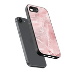 peachy glam back phone cover | glass case for iphone 16e