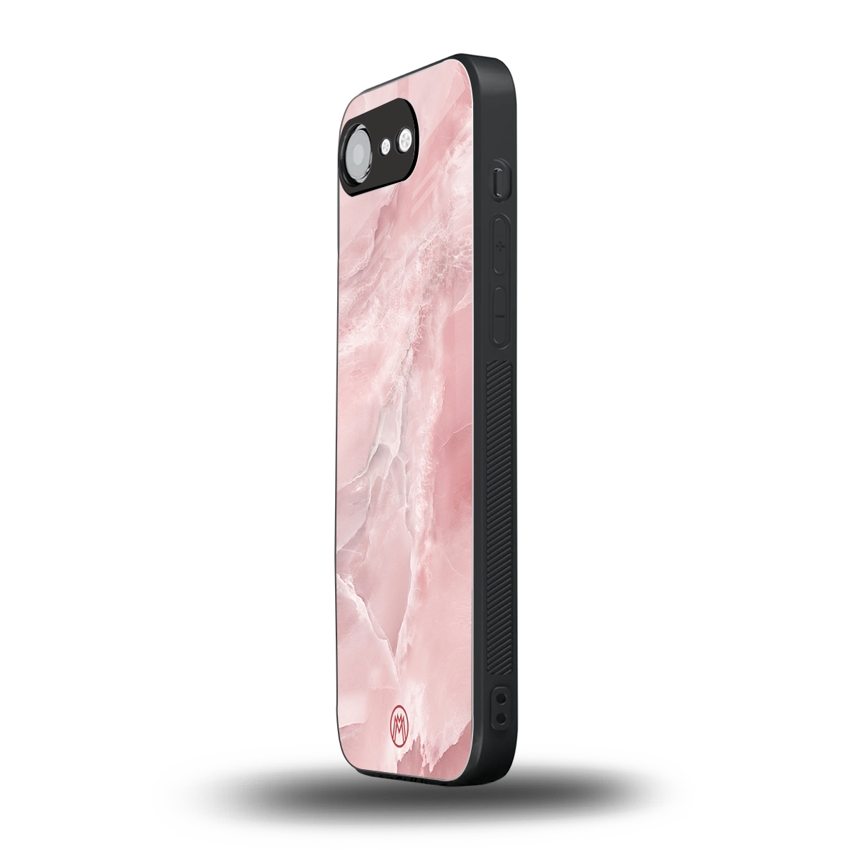 peachy glam back phone cover | glass case for iphone 16e