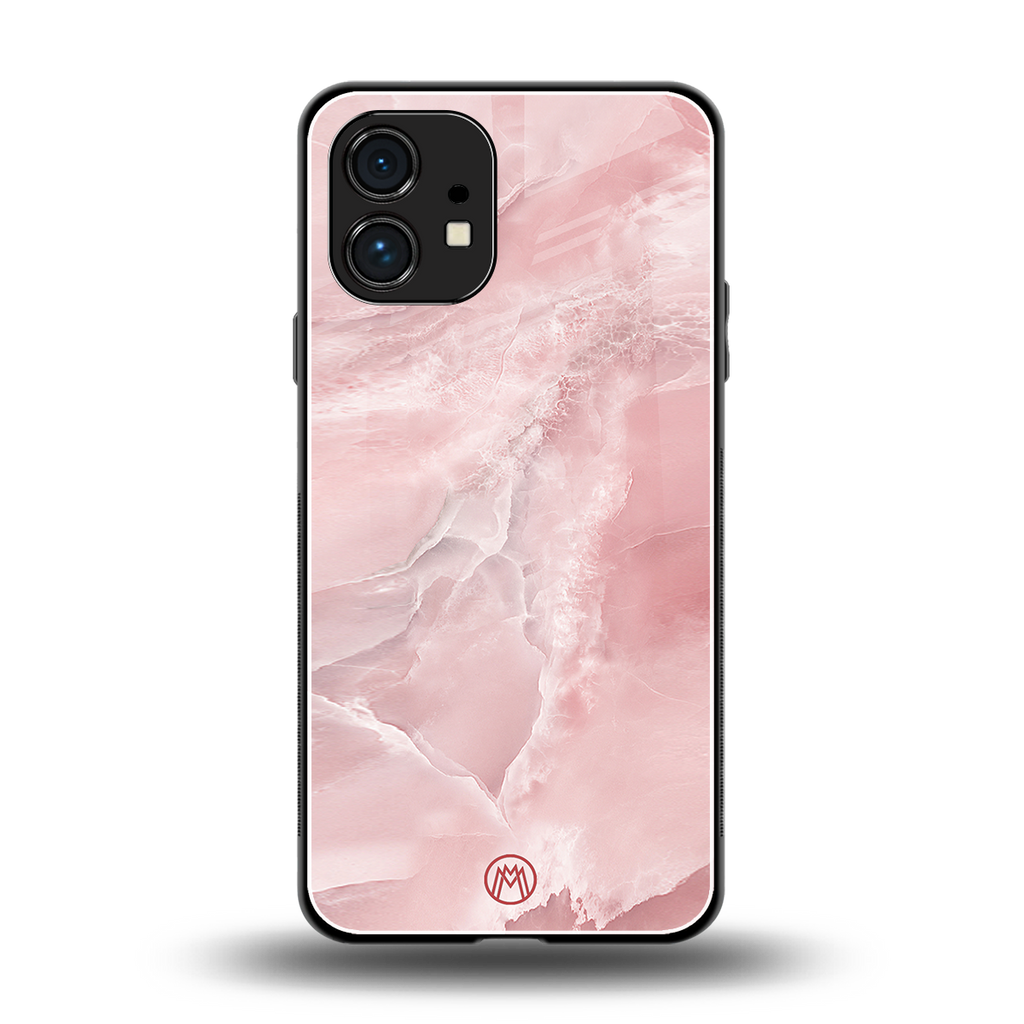 peachy glam back phone cover | glass case for nothing phone 1