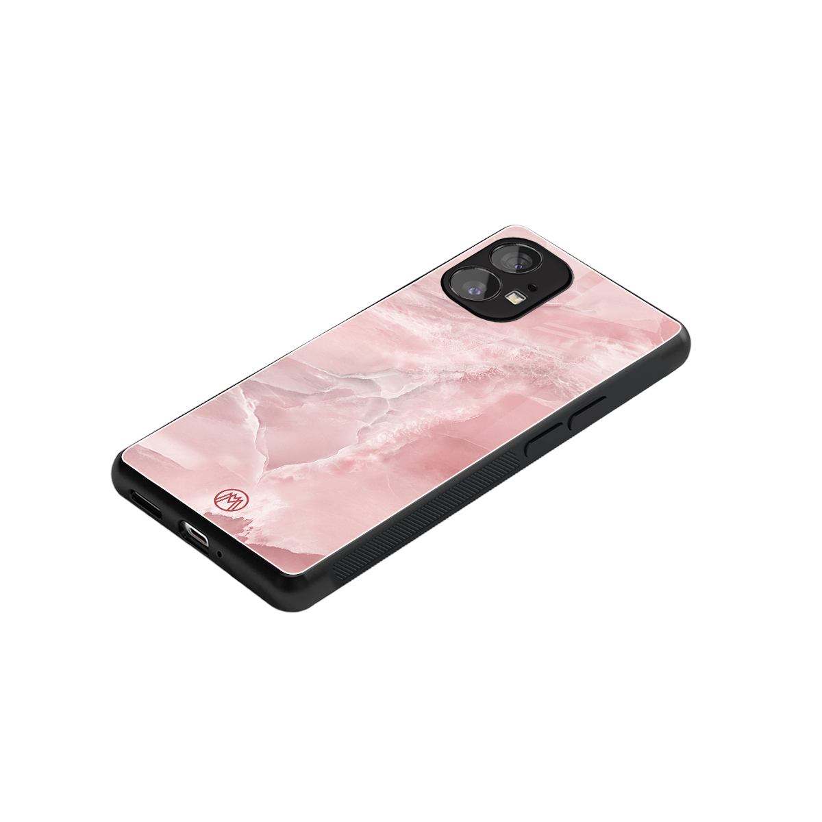 peachy glam back phone cover | glass case for nothing phone 1