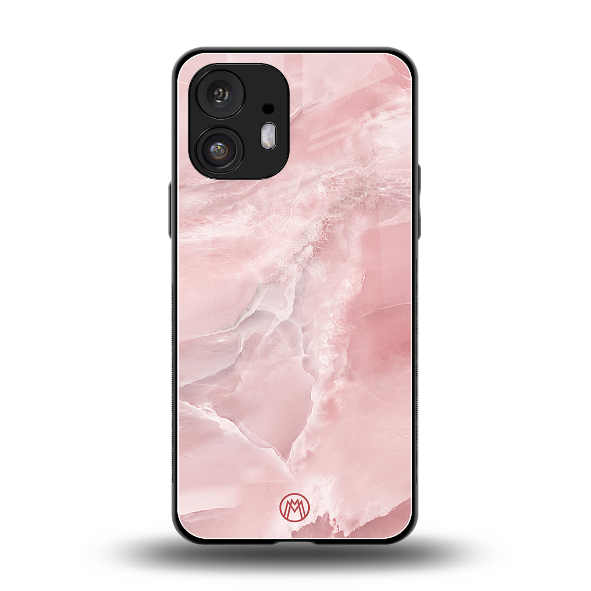 peachy glam back phone cover | glass case for nothing phone 2