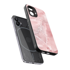 peachy glam back phone cover | glass case for nothing phone 2