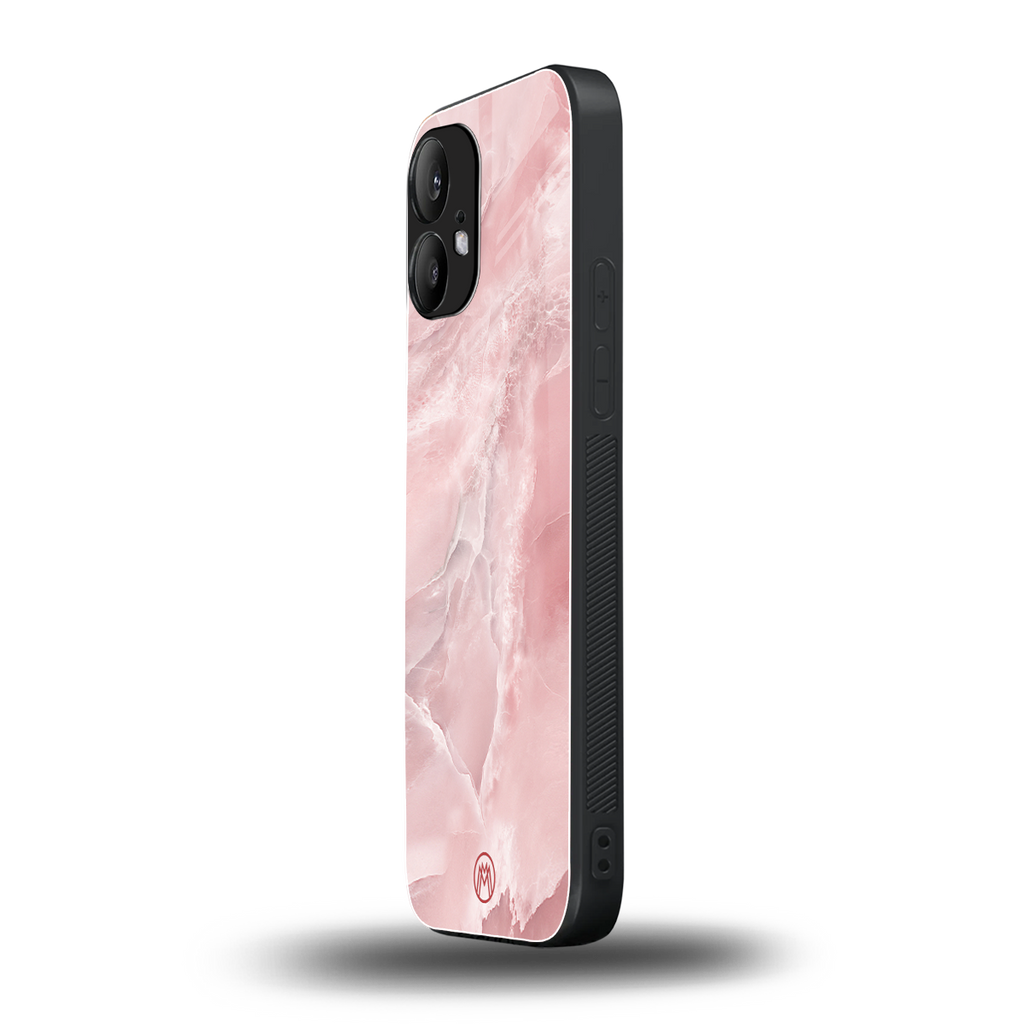 peachy glam back phone cover | glass case for nothing phone 2