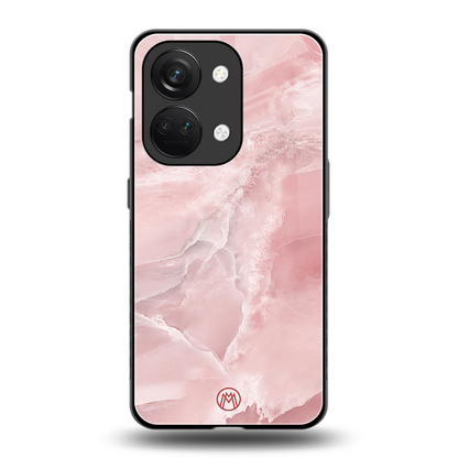 peachy glam back phone cover | glass case for oneplus nord 3