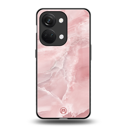 peachy glam back phone cover | glass case for oneplus nord 3