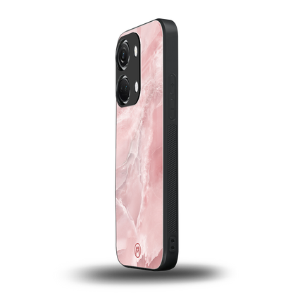 peachy glam back phone cover | glass case for oneplus nord 3