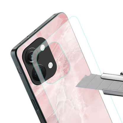peachy glam back phone cover | glass case for oneplus nord 3