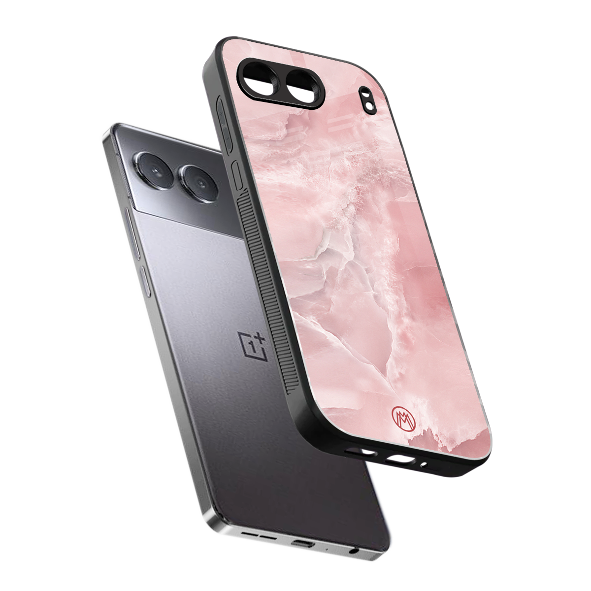 peachy glam back phone cover | glass case for oneplus nord 4