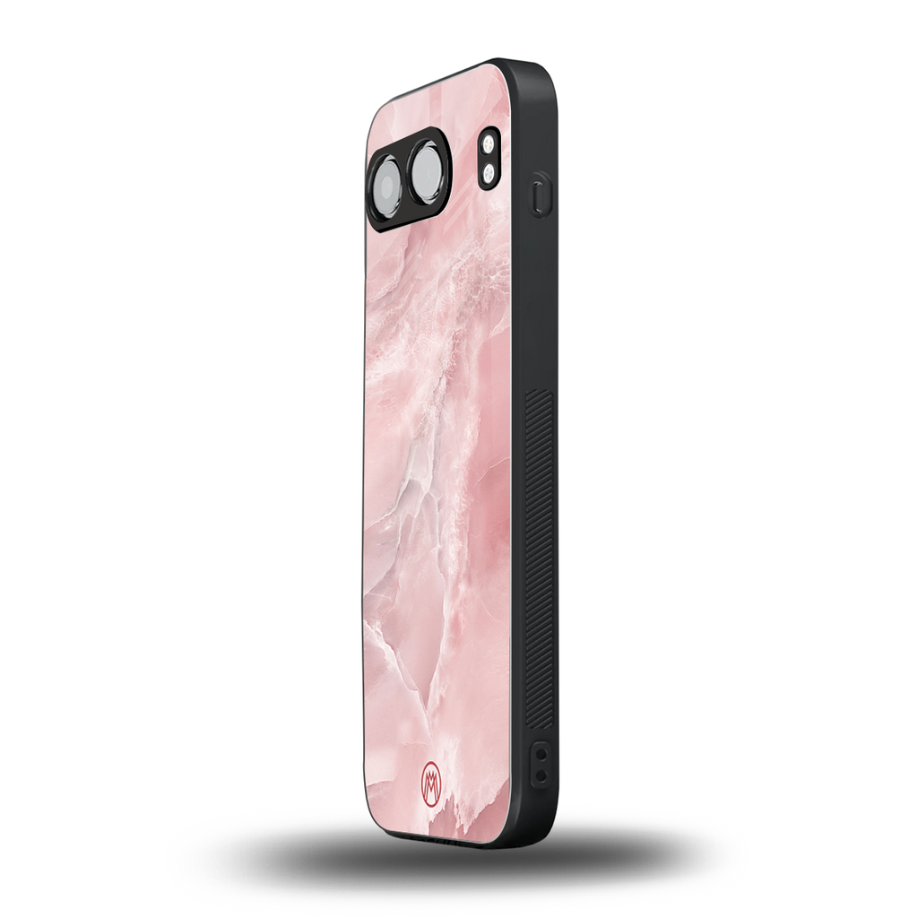 peachy glam back phone cover | glass case for oneplus nord 4