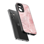 peachy glam back phone cover | glass case for oneplus nord ce 3