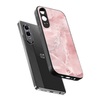 peachy glam back phone cover | glass case for oneplus nord ce 4 lite